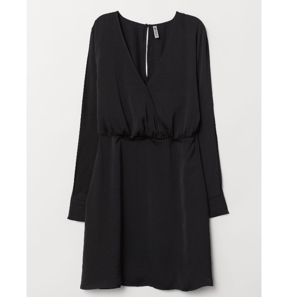 H&M V-neck Dress w/ Side Slits on Sleeves